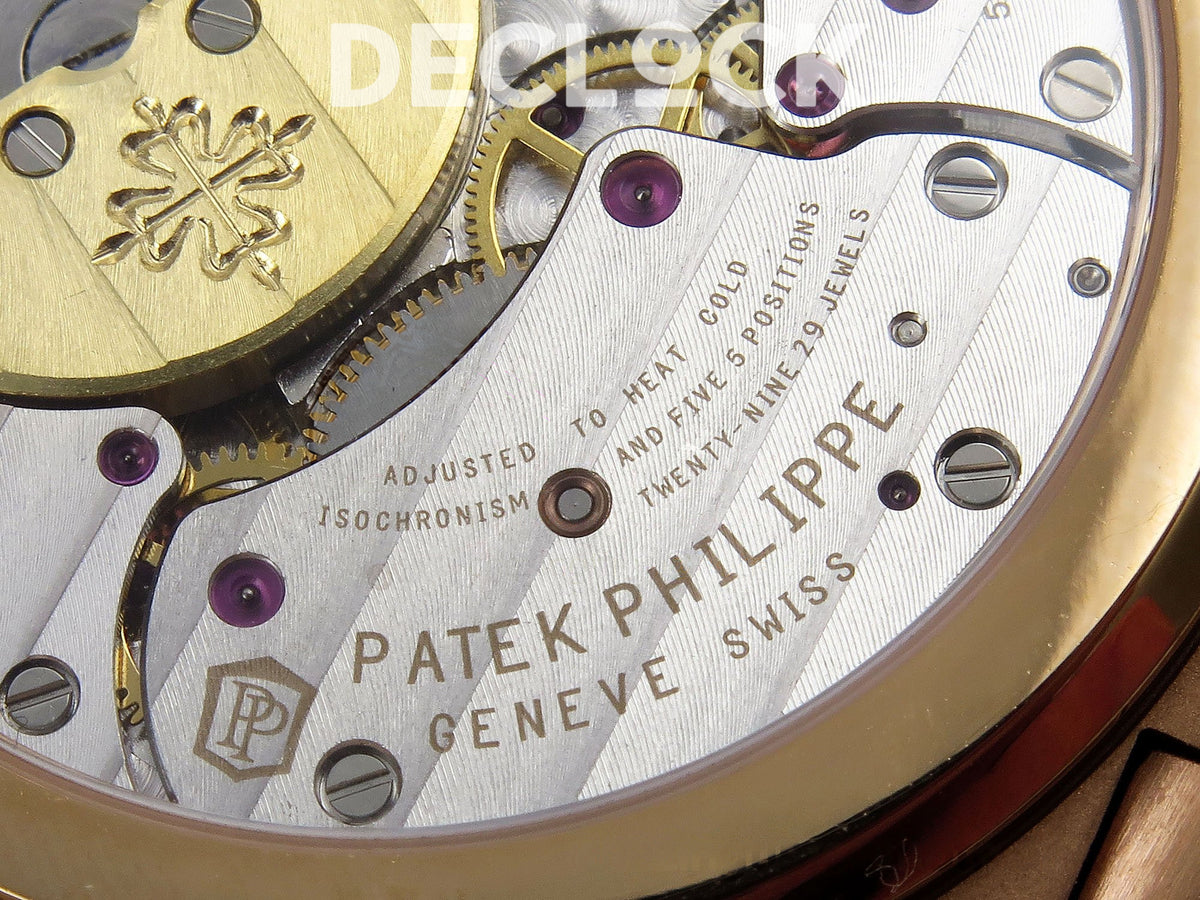 Patek Philippe Nautilus 5712R-001 PPF V2 A240 — complete bridge inscription and Patek shield