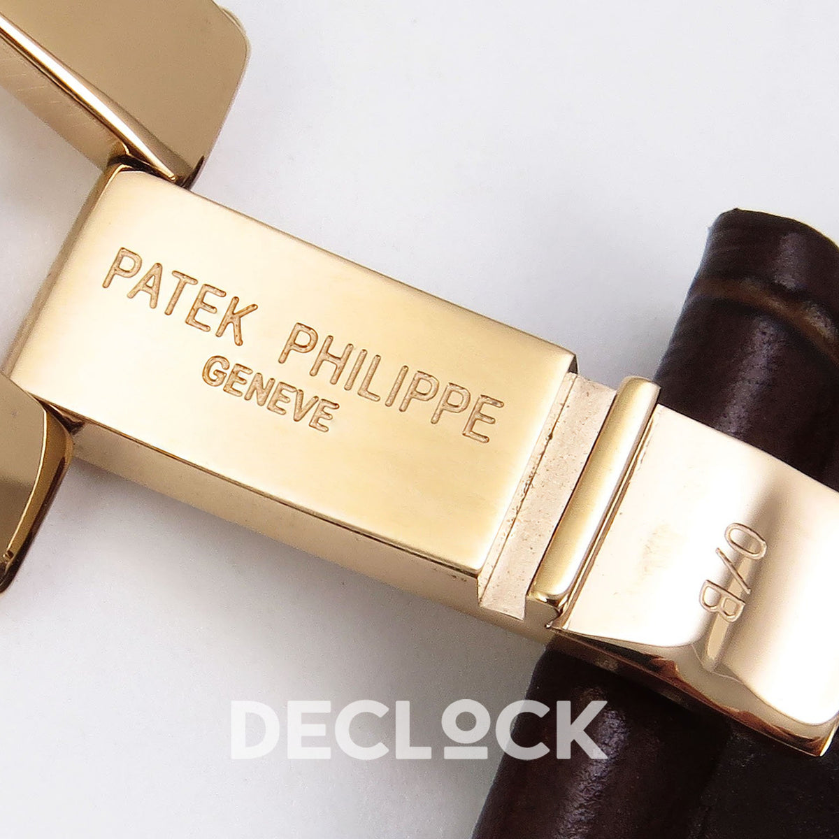 Patek Philippe Nautilus 5712R PPF V2 A240, Patek Philippe Geneve clasp plate engraving and 750 stamp