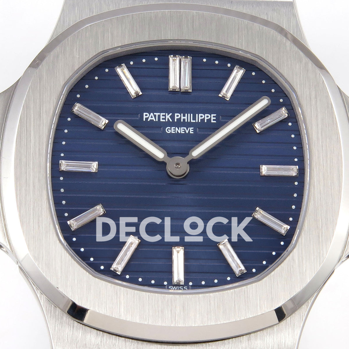 Patek Philippe Nautilus 5810G-001 PPF Blue Composite Strap SA240 replica - dial closeup