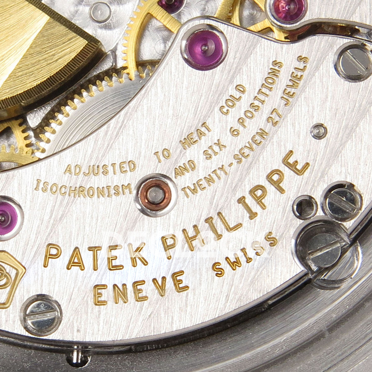 Patek Philippe Nautilus 5810G-001 PPF Blue Composite Strap SA240 replica - movement engraving