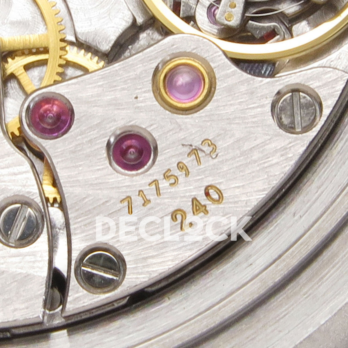 Patek Philippe Nautilus 5810G-001 PPF Blue Composite Strap SA240 replica - calibre detail