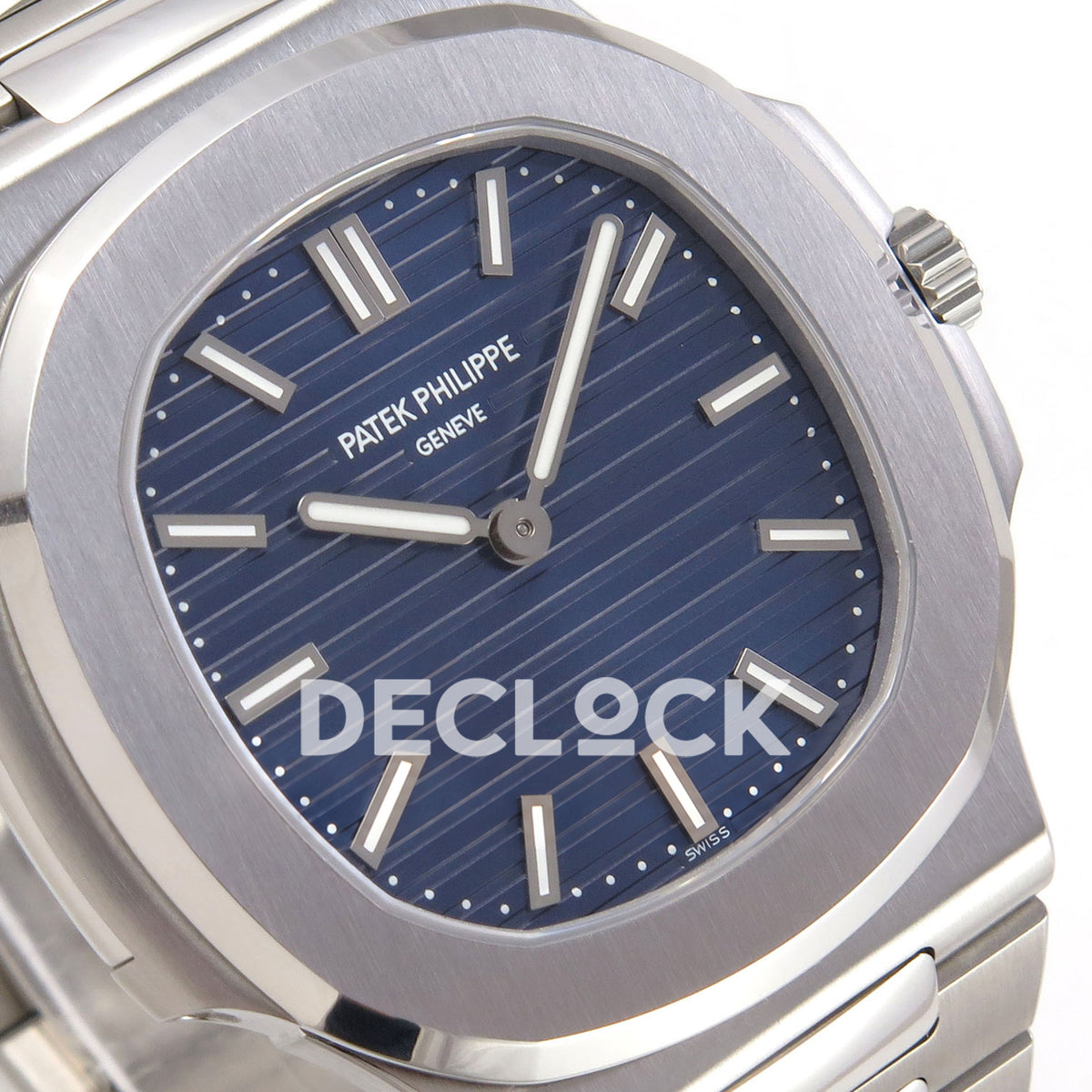 Patek Philippe Nautilus 5810/1G-001 PPF Blue Dial Steel Bracelet SA240 replica - dial angle left