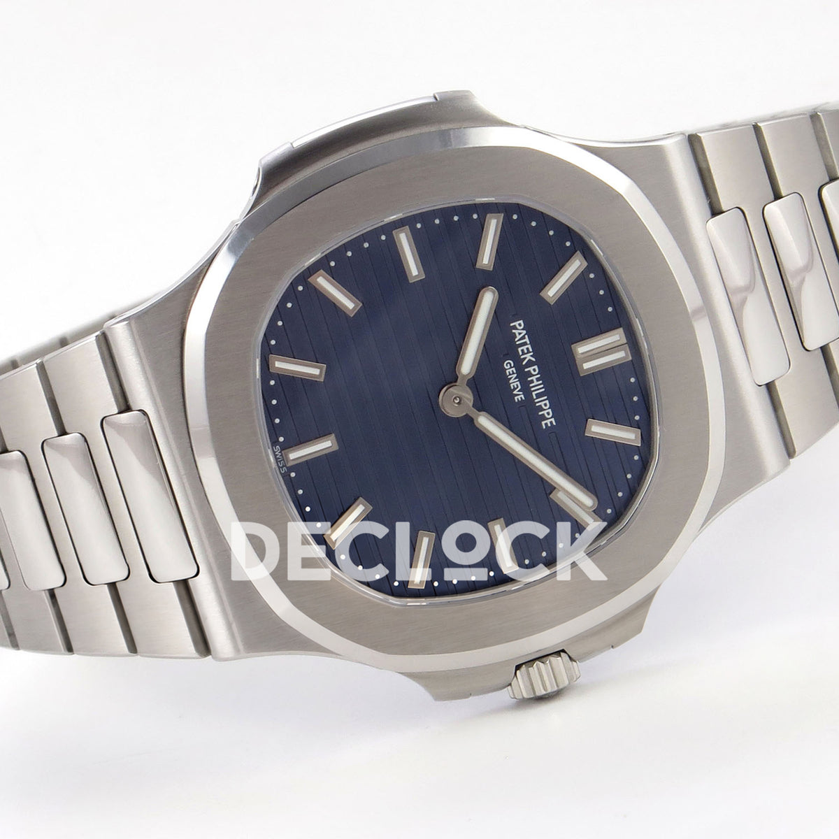 Patek Philippe Nautilus 5810/1G-001 PPF Blue Dial Steel Bracelet SA240 replica - full watch left