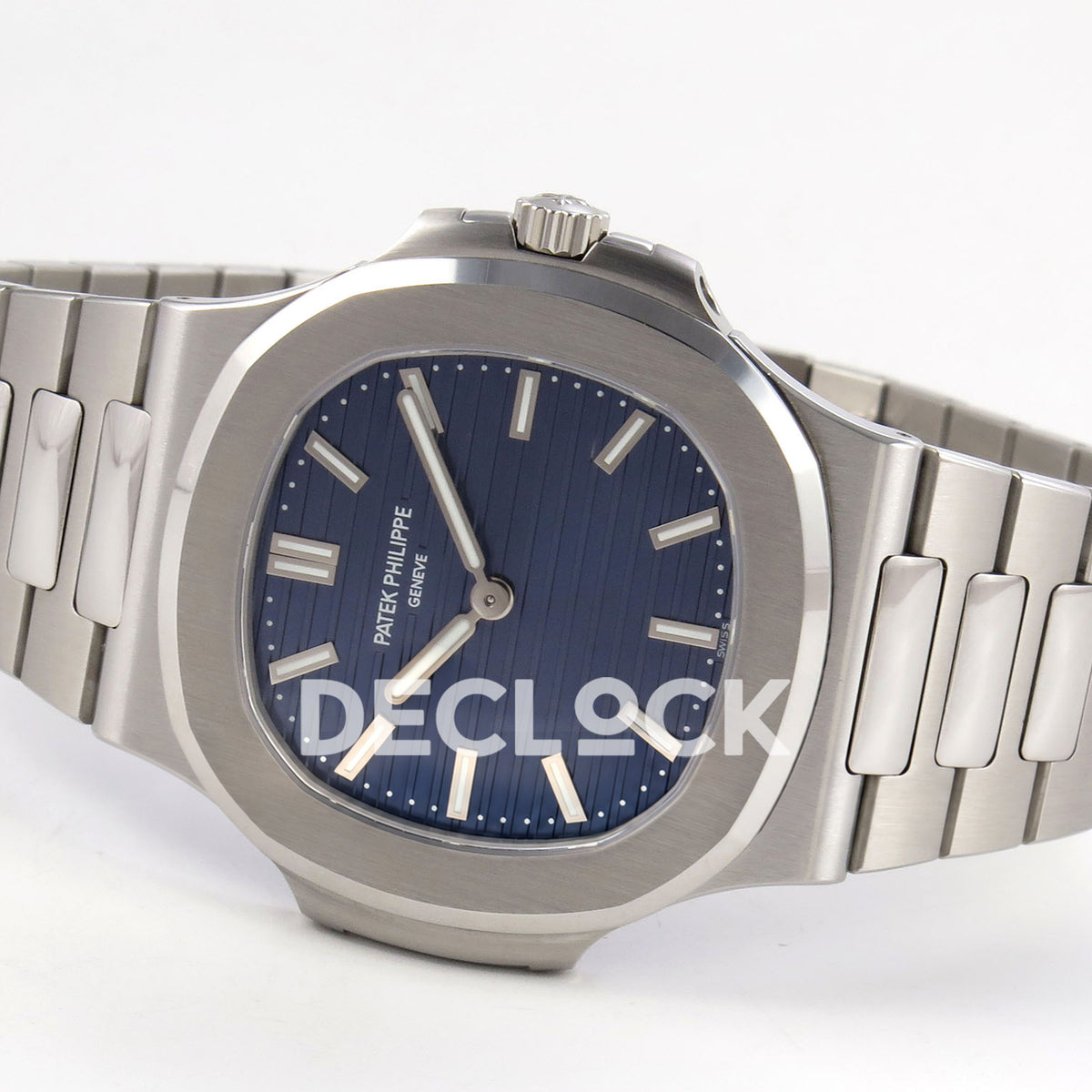 Patek Philippe Nautilus 5810/1G-001 PPF Blue Dial Steel Bracelet SA240 replica - full watch right