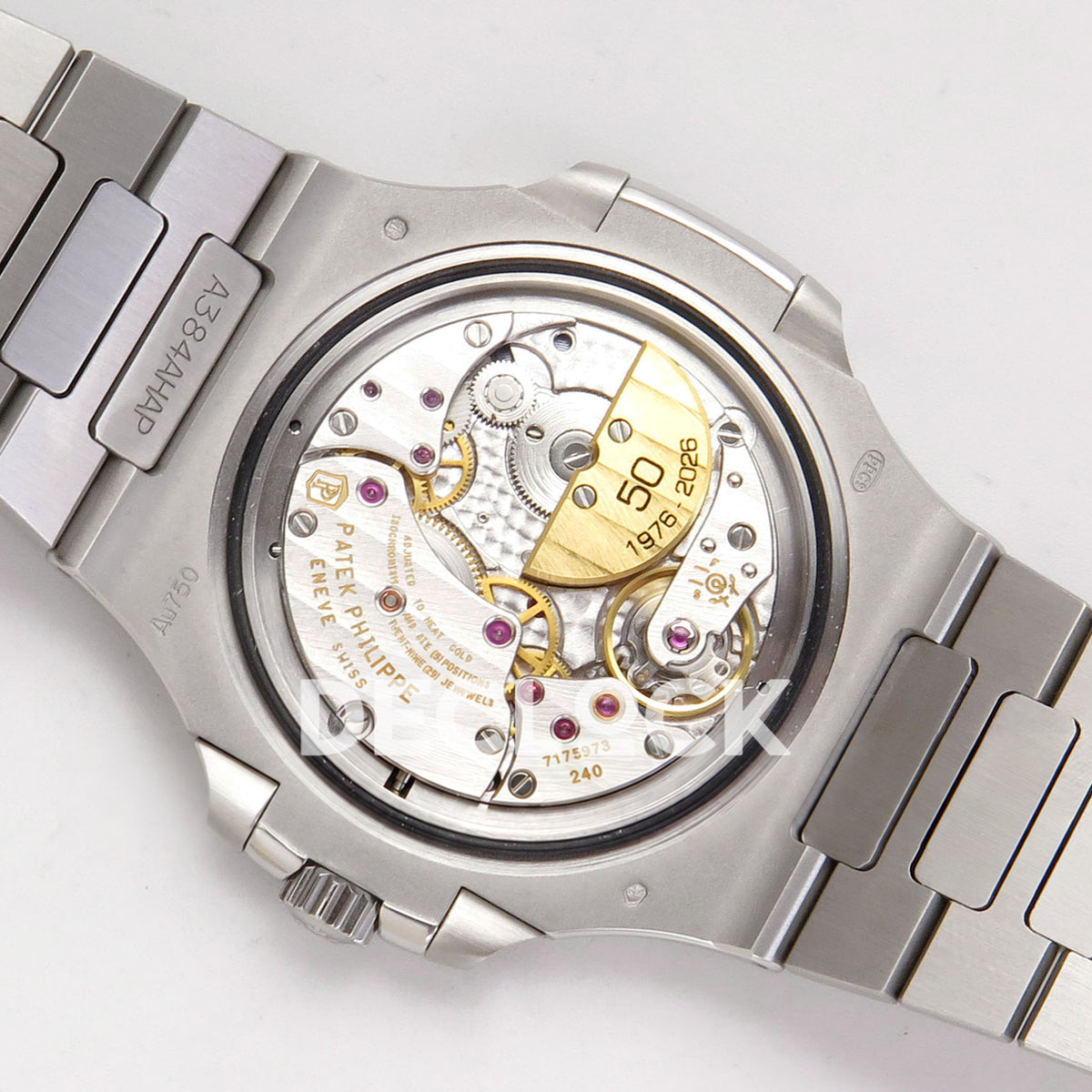 Patek Philippe Nautilus 5810/1G-001 PPF Blue Dial Steel Bracelet SA240 replica - rotor angle