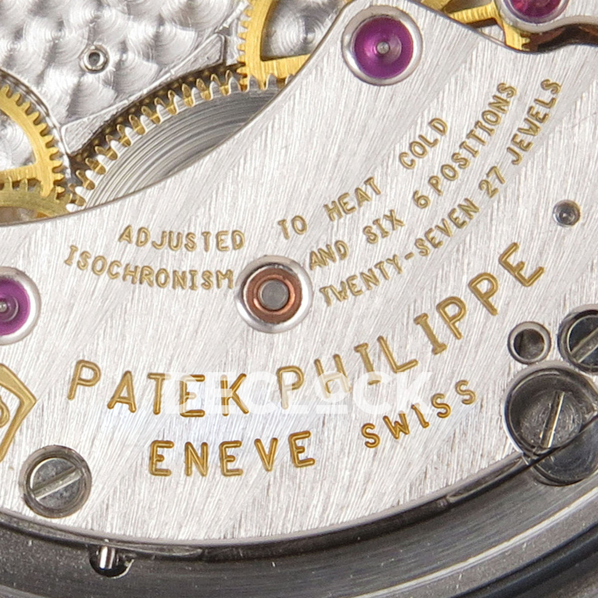 Patek Philippe Nautilus 5810/1G-001 PPF Blue Dial Steel Bracelet SA240 replica - movement engraving
