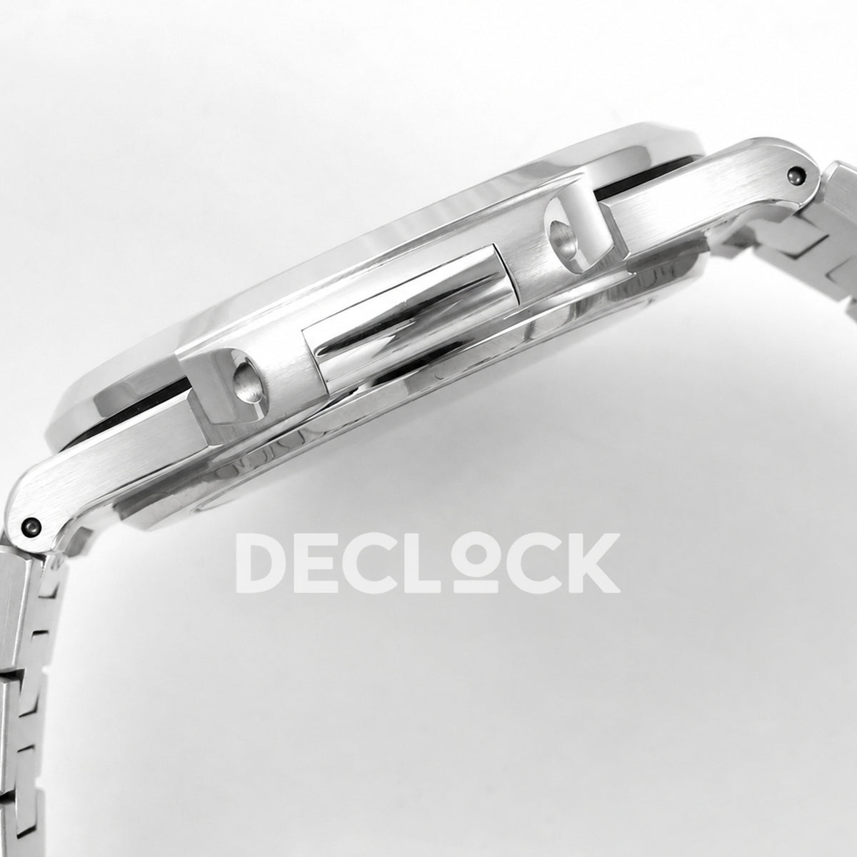 Patek Philippe Nautilus 5811 DDF weighted, blue dial, DD330 — case profile
