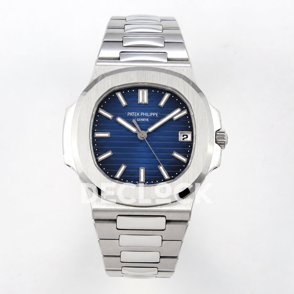 Patek Philippe Nautilus 5811 DDF weighted, blue dial, DD330 — front view