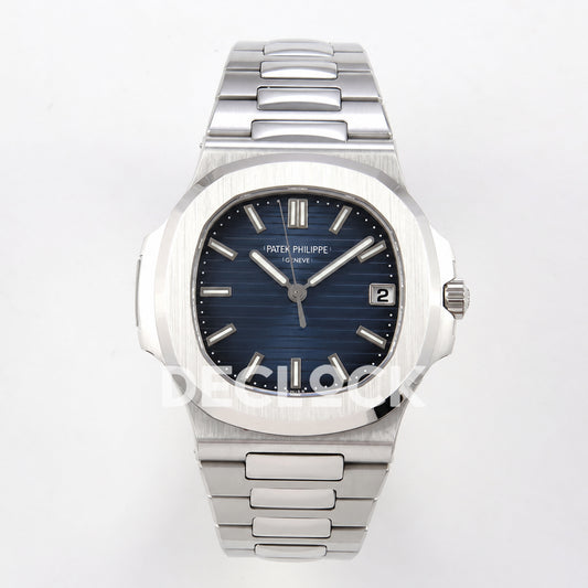 Patek Philippe Nautilus 5811 DDF weighted, blue dial, DPB330 — front