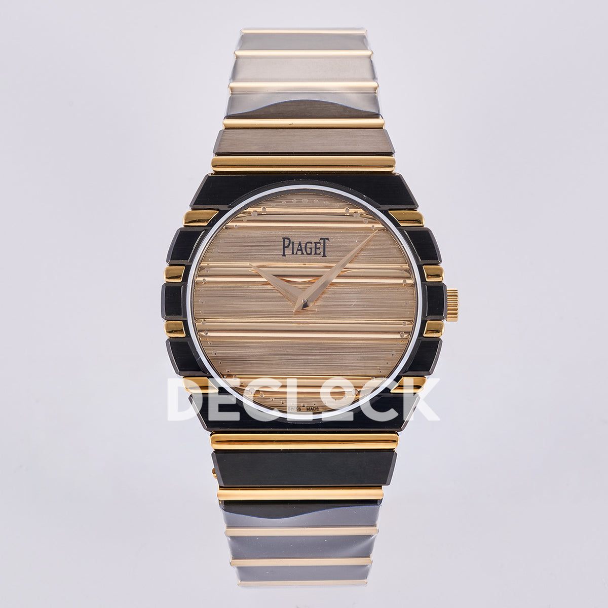 Piaget Polo 79 38mm Black Gold Dial Bracelet PDF 1200P1 replica - front