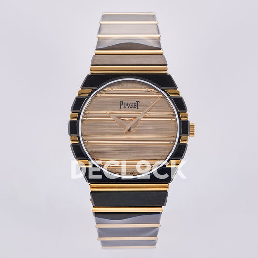 Piaget Polo 79 38mm Black Gold Dial Bracelet PDF 1200P1 replica - front