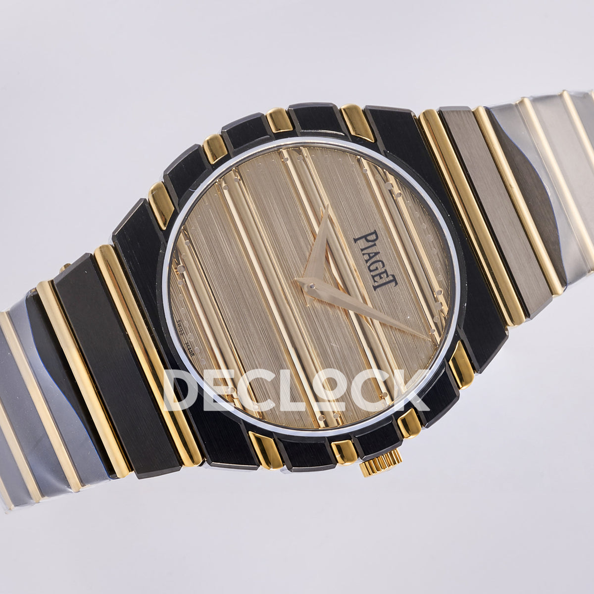 Piaget Polo 79 38mm Black Gold Dial Bracelet PDF 1200P1 replica - full watch left