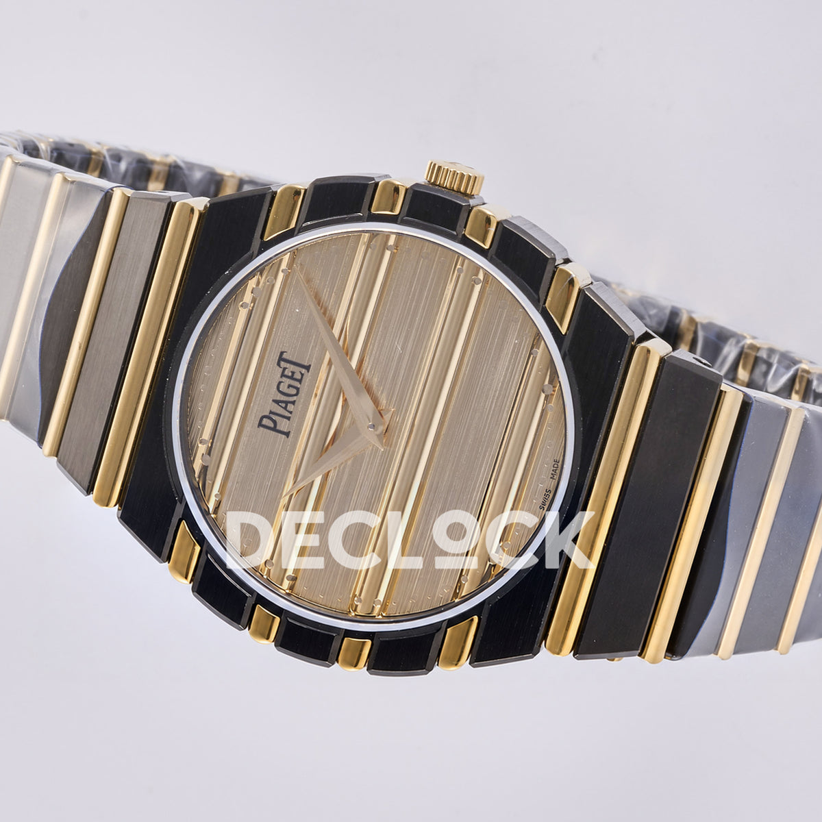 Piaget Polo 79 38mm Black Gold Dial Bracelet PDF 1200P1 replica - full watch right