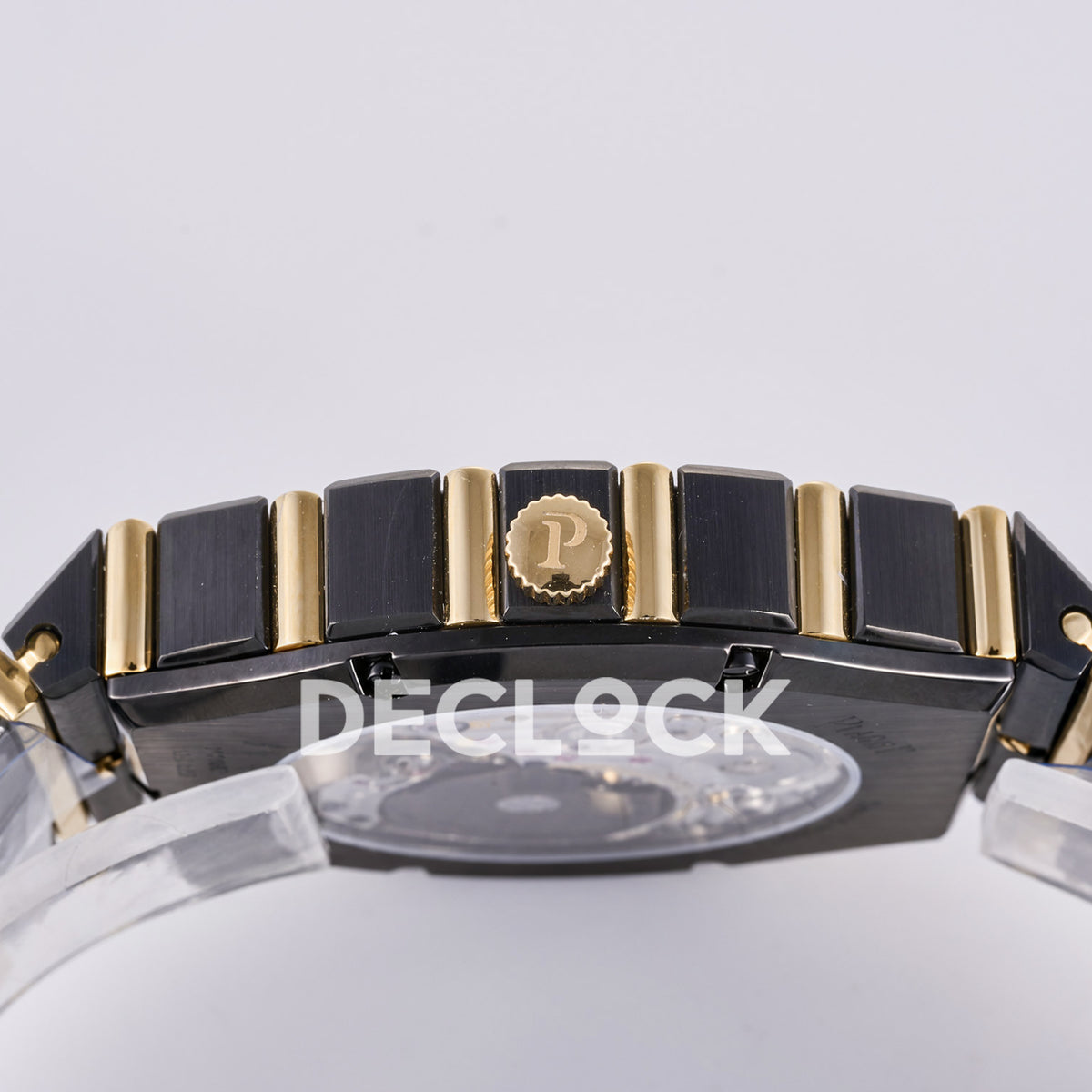 Piaget Polo 79 38mm Black Gold Dial Bracelet PDF 1200P1 replica - crown side