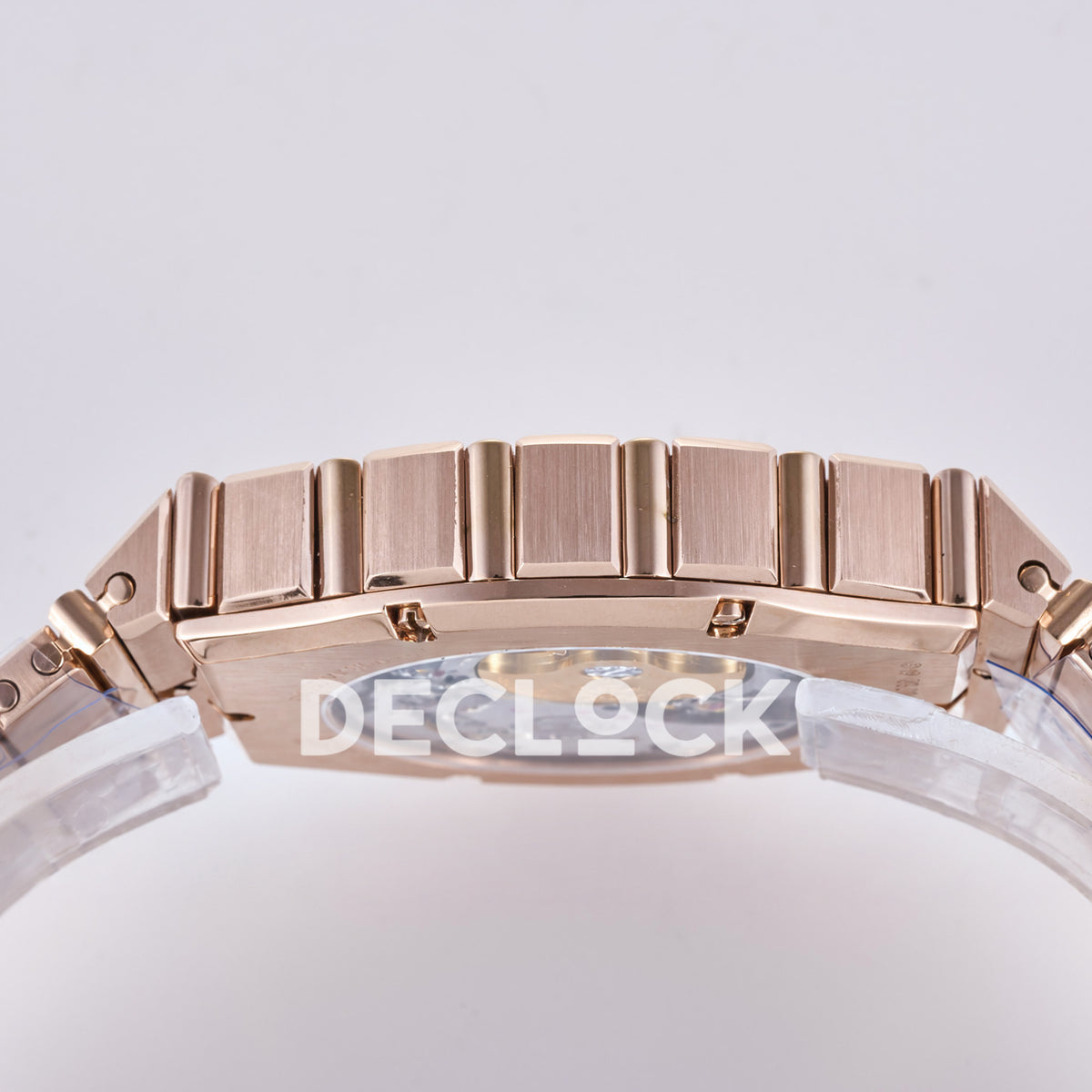 Piaget Polo 79 38mm Pink Dial Rose Gold Bracelet PDF 1200P1 replica - case side