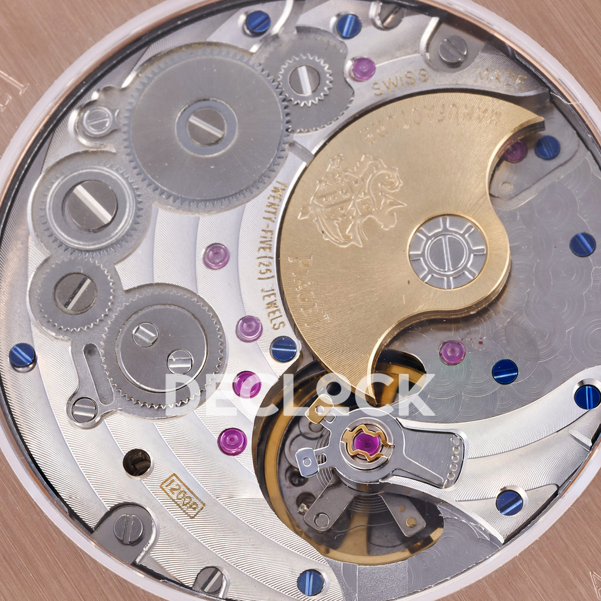 Piaget Polo 79 38mm Pink Dial Rose Gold Bracelet PDF 1200P1 replica - movement detail