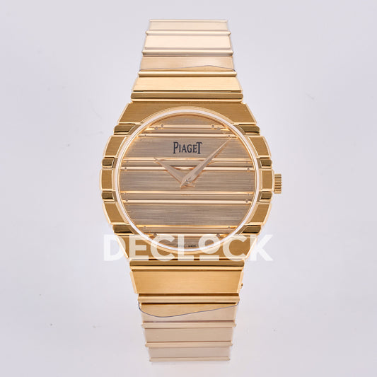 Piaget Polo 79 38mm Rose Gold Dial Bracelet PDF 1200P1 replica - front