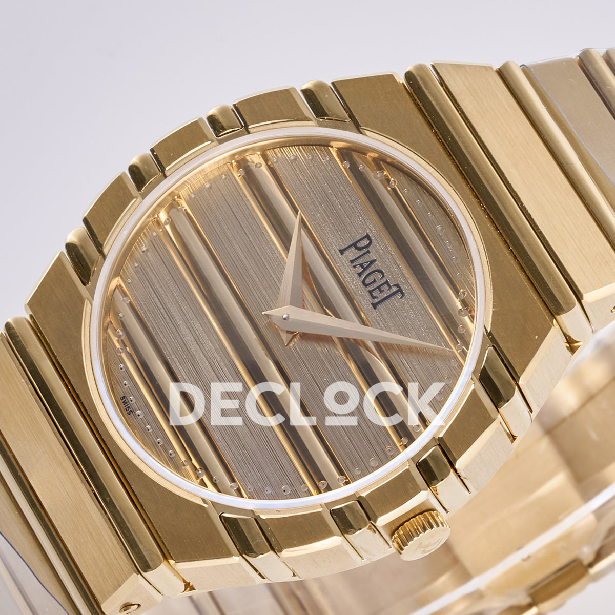 Piaget Polo 79 38mm Rose Gold Dial Bracelet PDF 1200P1 replica - dial angle right