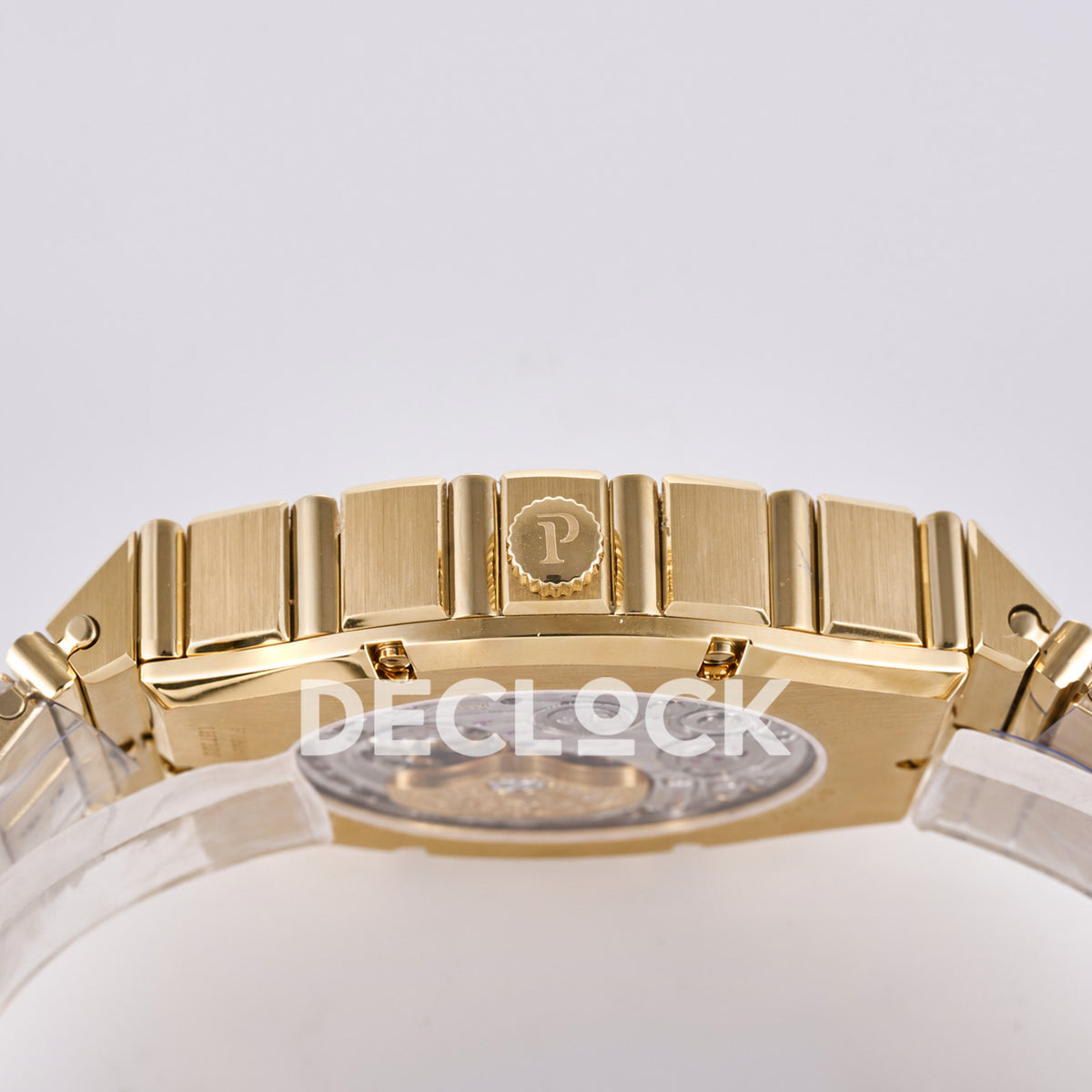Piaget Polo 79 38mm Rose Gold Dial Bracelet PDF 1200P1 replica - crown side