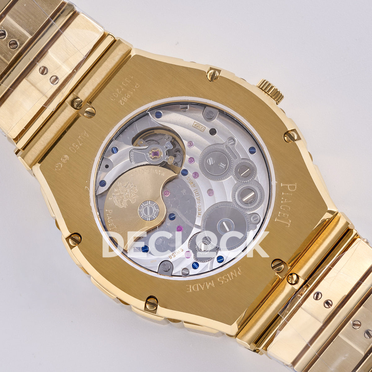 Piaget Polo 79 38mm Rose Gold Dial Bracelet PDF 1200P1 replica - movement back
