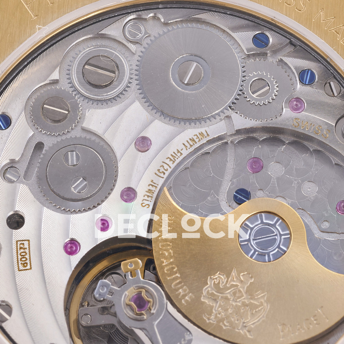 Piaget Polo 79 38mm Rose Gold Dial Bracelet PDF 1200P1 replica - movement macro