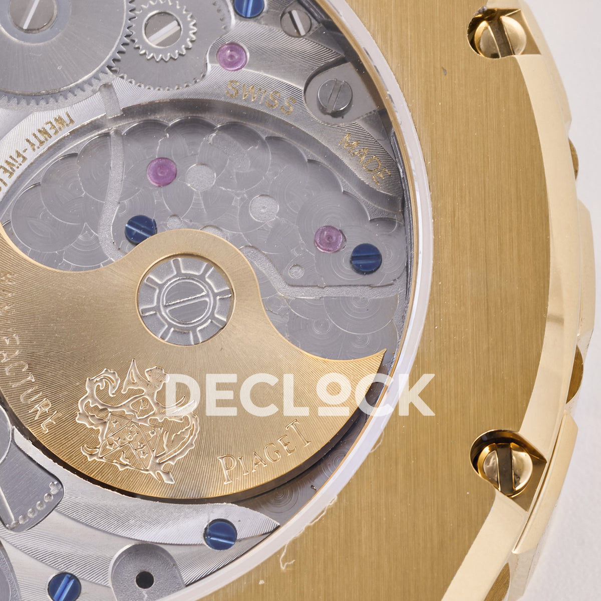Piaget Polo 79 38mm Rose Gold Dial Bracelet PDF 1200P1 replica - rotor engraving