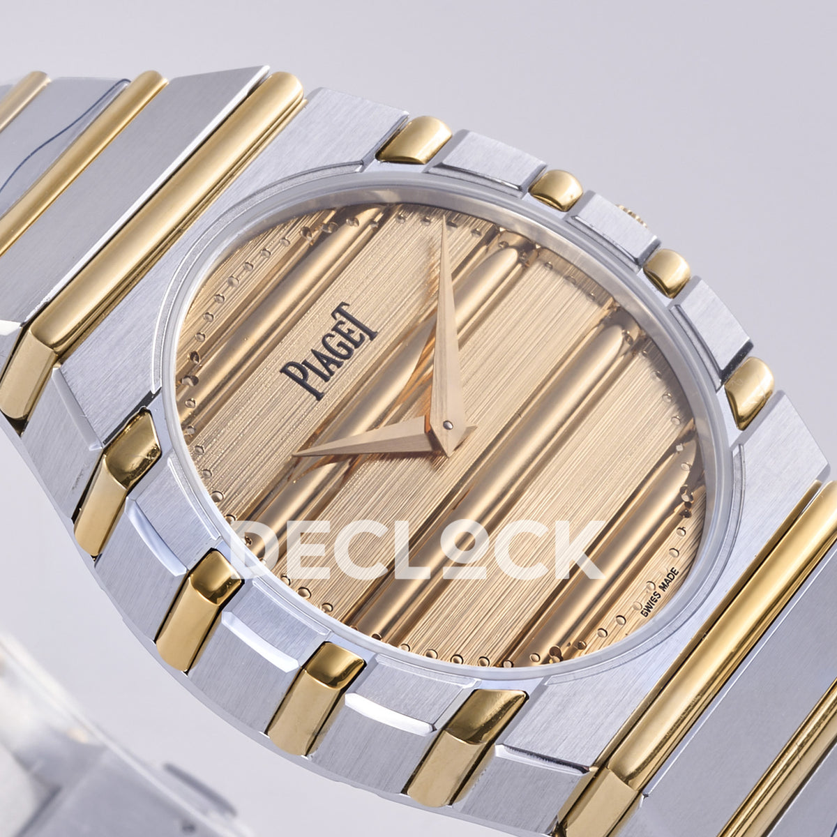 Piaget Polo 79 38mm Two Tone Gold Dial PDF 1200P1 replica - dial side angle