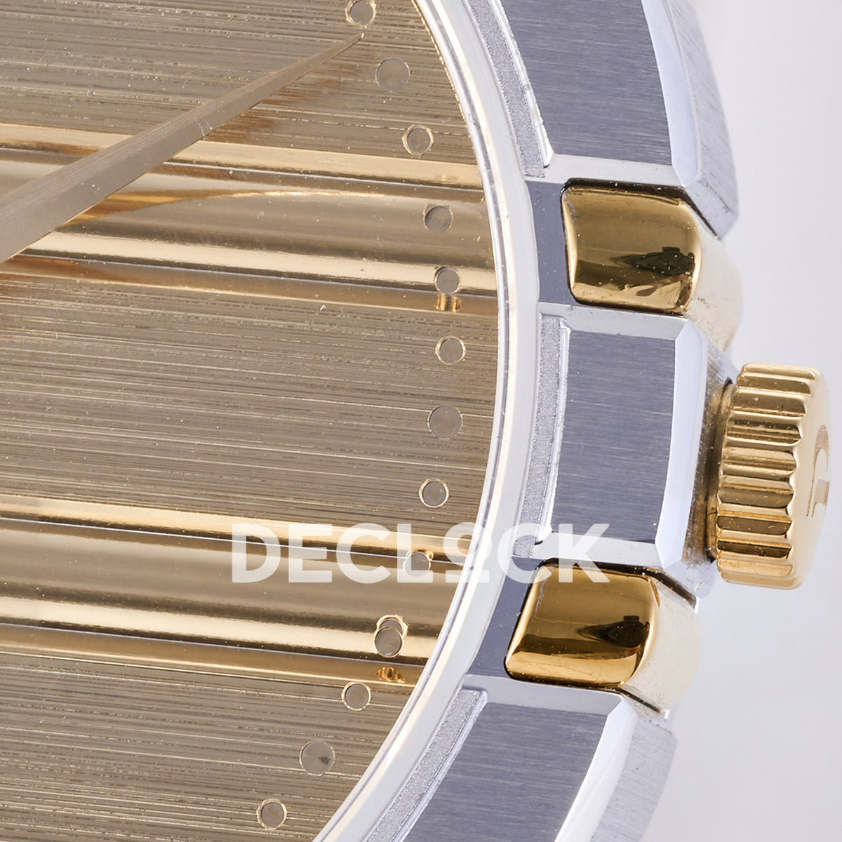 Piaget Polo 79 38mm Two Tone Gold Dial PDF 1200P1 replica - crown dial detail