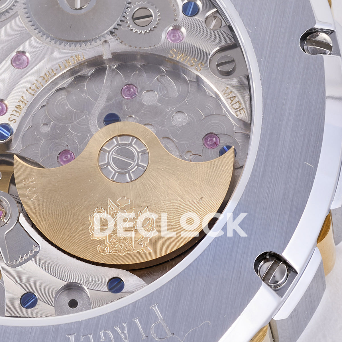Piaget Polo 79 38mm Two Tone Gold Dial PDF 1200P1 replica - rotor engraving