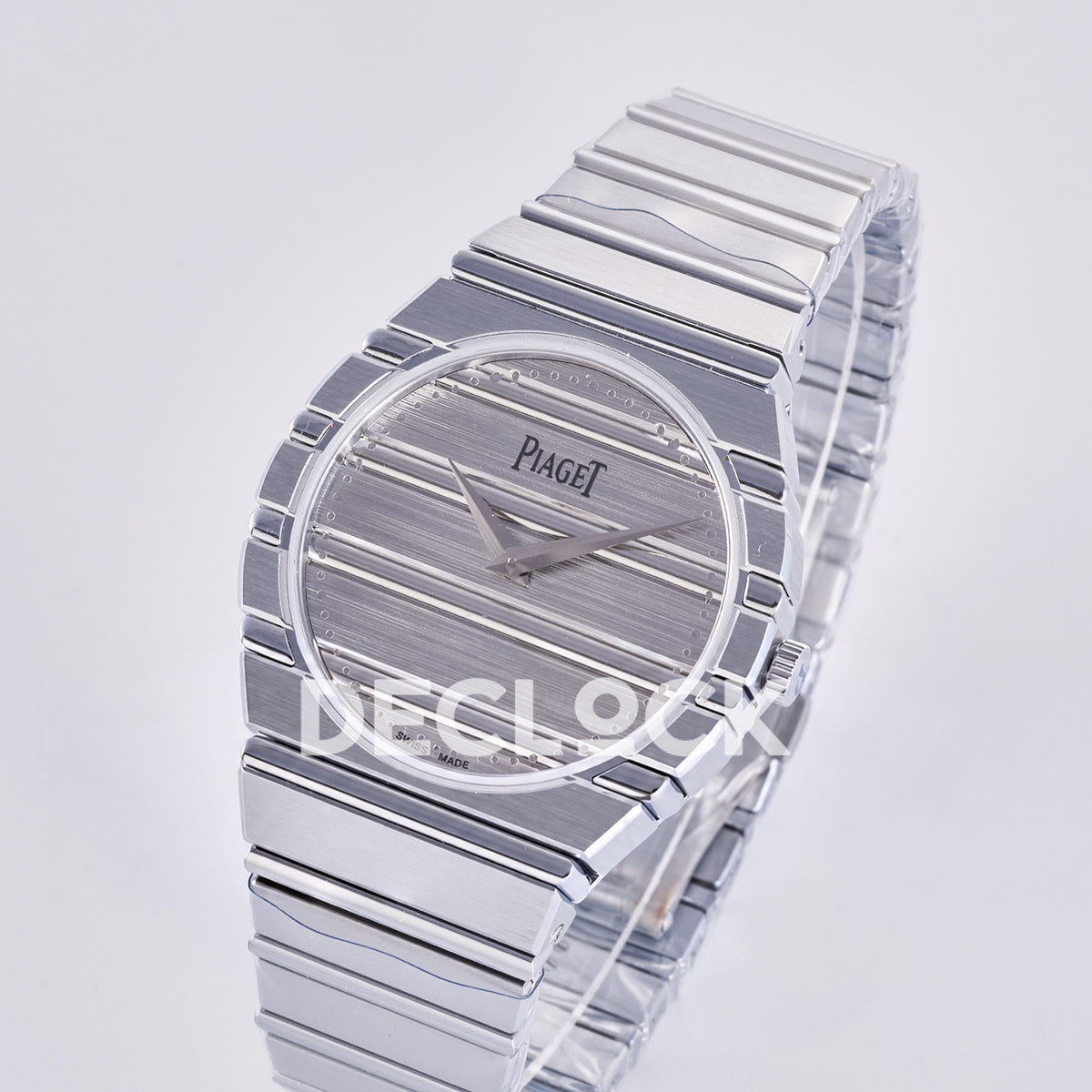Piaget Polo 79 G0A50150 38mm Silver Dial Steel Bracelet PDF 1200P1 replica - three quarter