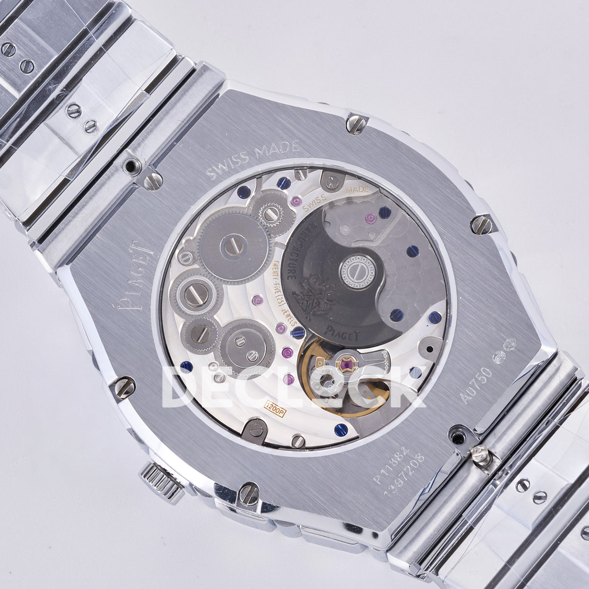 Piaget Polo 79 G0A50150 38mm Silver Dial Steel Bracelet PDF 1200P1 replica - movement back