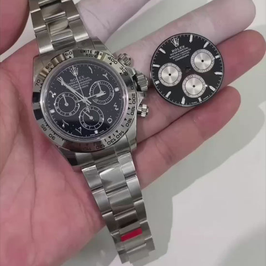 Replica Rolex Daytona 116520 Steel in Onyx Dial "Midnight" |  Declock.
