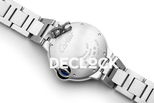 Replica Cartier Ballon Bleu De Cartier 36mm Pink Dial in Steel |  Declock.