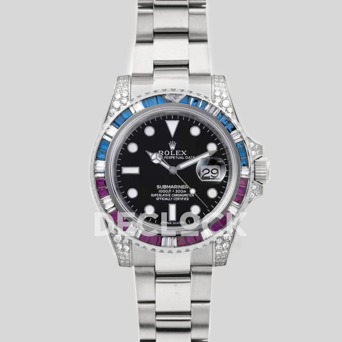 Submariner 116610LΒ with Diamond Bezel