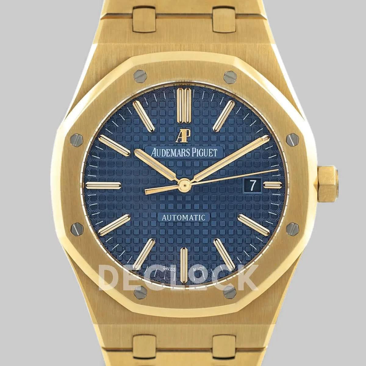 Replica Audemars Pigeut Royal Oak 15400 Blue Dial |  Declock.