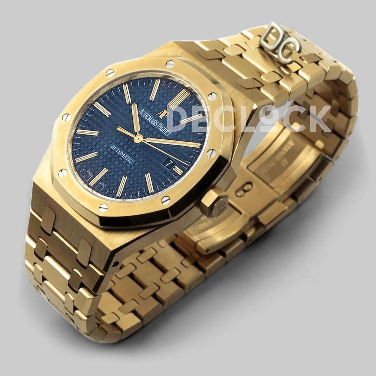 Replica Audemars Pigeut Royal Oak 15400 Blue Dial |  Declock.