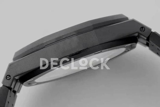Replica Audemars Pigeut Royal Oak 15400 Gray Dial in DLC | Declock.