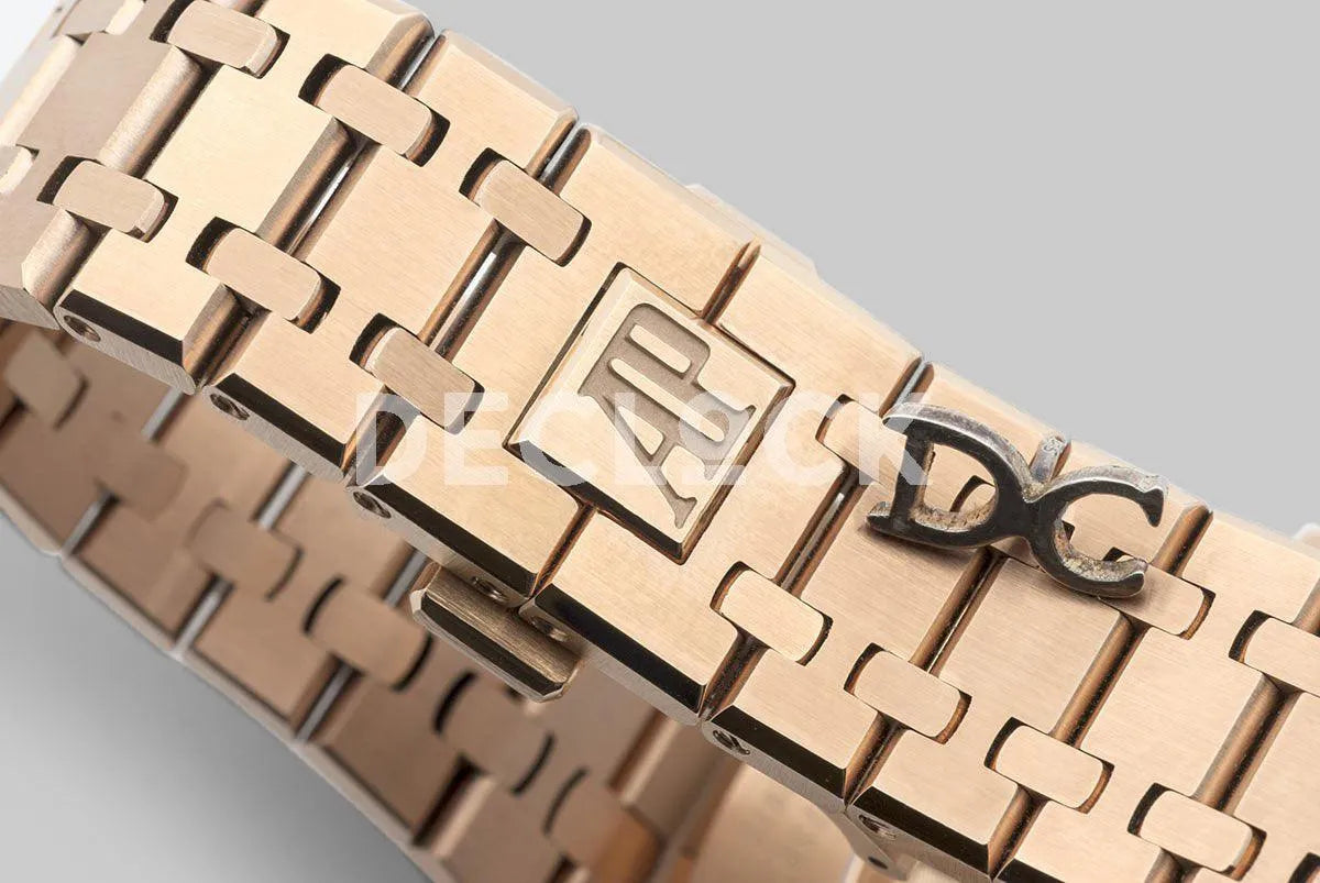 Replica Audemars Pigeut Royal Oak 15400 Rose Gold Black Dial