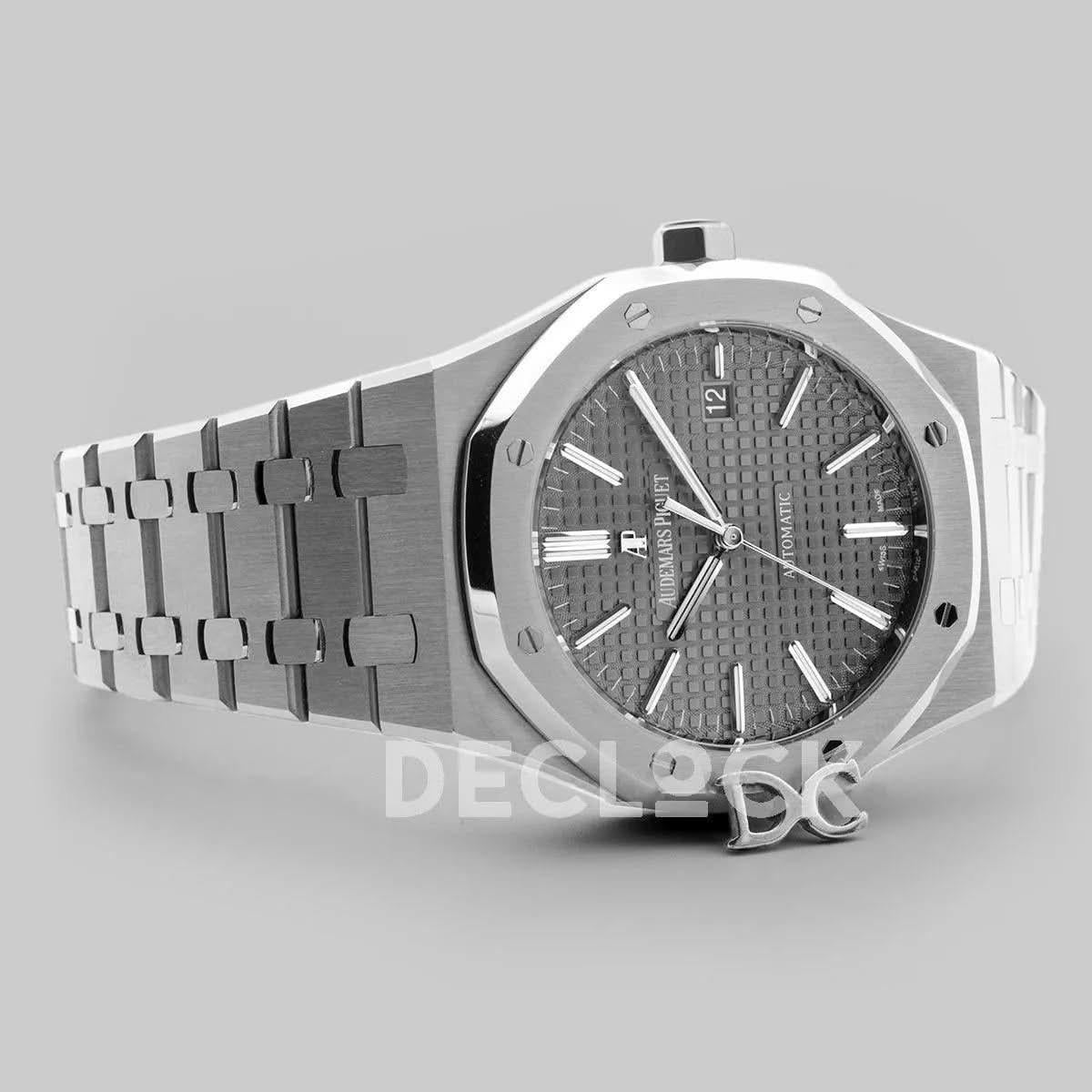 Replica Audemars Pigeut Royal Oak 15400 Steel Grey Dial |  Declock.