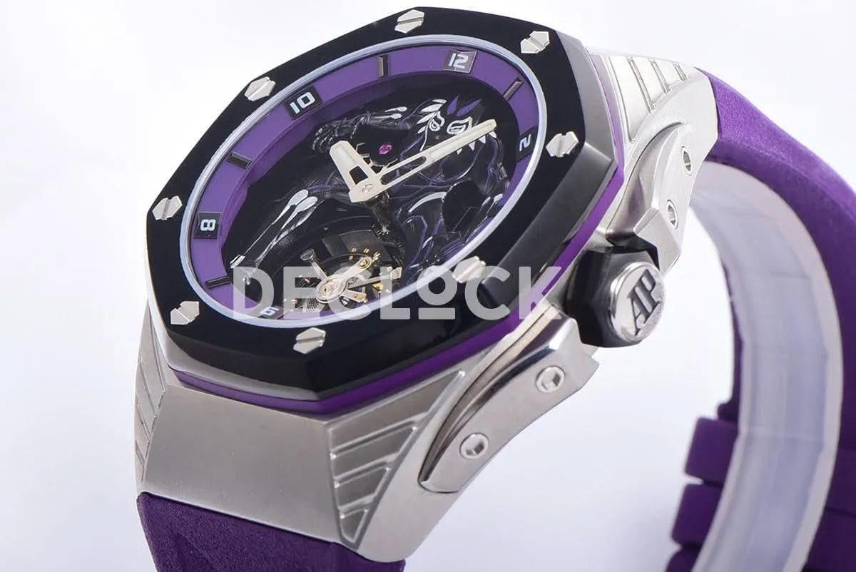 Replica Audemars Pigeut Royal Oak Concept “Black Panther” Flying Tourbillon 26620 |  Declock.
