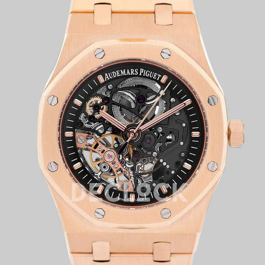 Replica Audemars Pigeut Royal Oak Double Balance Wheel Openworked Ref 15407OR | Declock.