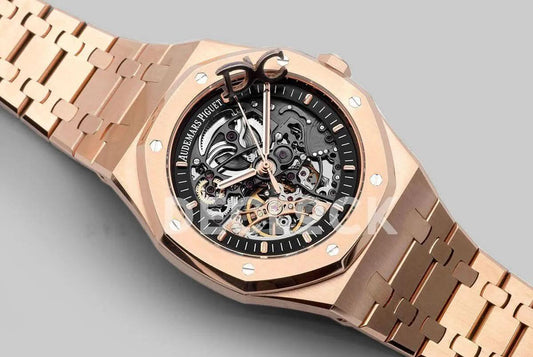 Replica Audemars Pigeut Royal Oak Double Balance Wheel Openworked Ref 15407OR | Declock.