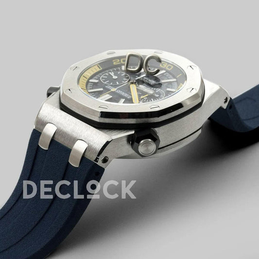 Replica Audemars Pigeut Royal Oak Offshore Diver Chronograph in Blue |  Declock.