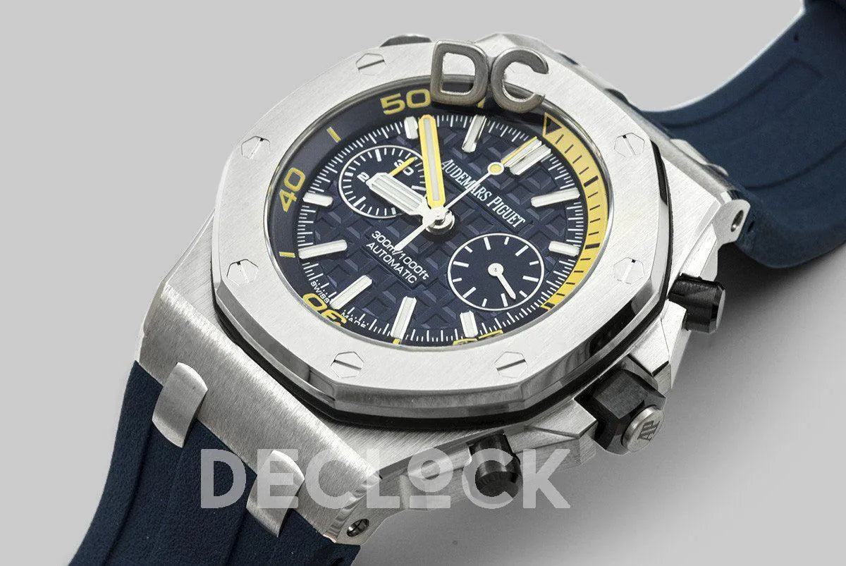 Replica Audemars Pigeut Royal Oak Offshore Diver Chronograph in Blue