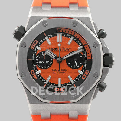 Replica Audemars Pigeut Royal Oak Offshore Diver Chronograph in Orange