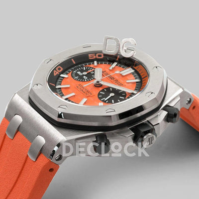 Replica Audemars Pigeut Royal Oak Offshore Diver Chronograph in Orange