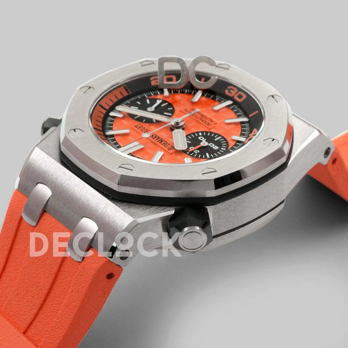 Replica Audemars Pigeut Royal Oak Offshore Diver Chronograph in Orange