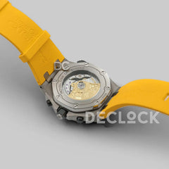 Replica Audemars Pigeut Royal Oak Offshore Diver Chronograph in Yellow