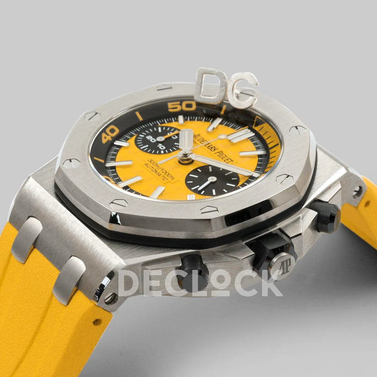 Replica Audemars Pigeut Royal Oak Offshore Diver Chronograph in Yellow