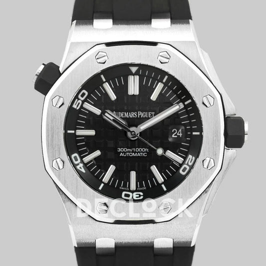 Replica Audemars Pigeut Royal Oak Offshore Diver Steel Black Dial 15710ST